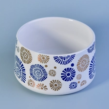 China Sunny own design ceramic candle container manufacturer