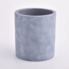 China cement candle holders for candle wax manufacturer
