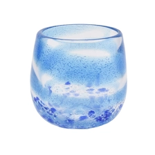 China Suppliers glass bubble candle jars holder 8 oz 10 oz manufacturer