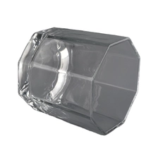 China octagon glass candle jar for home wax manufacturer