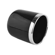 China luxury black ceramic candle jar manufacturer