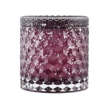 China Glass crystal candle vessel container manufacturer