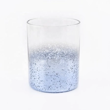 China Supplier unique blue mercury empty glass vessels for candles 6 oz 10 oz 12 oz manufacturer
