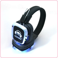 porcelana Auriculares inalámbricos RF-309 de 3 canales para una fiesta y evento de discoteca silenciosa fabricante