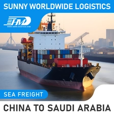 China Serviço de transporte Swwls da China para a Arábia Saudita FCL LCL Agente de transporte marítimo de despachante marítimo taxas de frete marítimo baratas Frete Forwarder