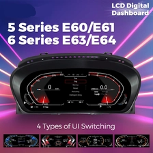 中国 12.3 英寸液晶仪表板车速表数字仪表适用于宝马 5 系 E60 E61 E63 E64 CCC CIC 制造商
