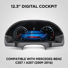 China For Mercedes C207 LCD Instrument Cluster Digital Dashboard Virtual Cockpit Smart Digital Cluster Car Dashboard Display manufacturer