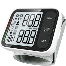 China Handgelenksmontaged Home Blutdruck Monitor mit einstellbarer Manschettenfabrik China Hersteller