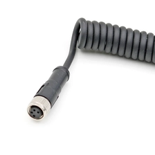 China M8 3 4 5 6 8-poliges Pur- oder TPU-Spiralkabel schwarz Hersteller