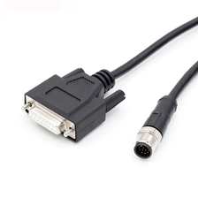 China Kabel M12-Stecker auf DB15-Pin-Buchse Hersteller