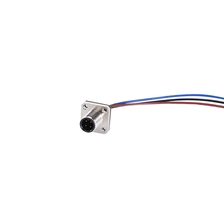 China M12 3 4 5 6 8 12-poliger quadratischer Stecker für Schalttafeleinbau Hersteller