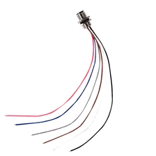 China 6-poliger M12-Stecker für Schalttafeleinbau, 200 mm Hersteller