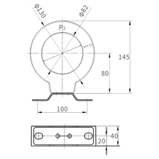 China LZCT-Φ82/130*H Current Transformer Specifications and Dimensions manufacturer