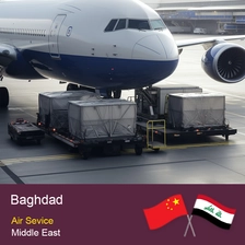 Çin Çin'den Bağdat'a Irak Hava Kargo Kapıdan Kapıya Gönderim Yük taşıyıcısı