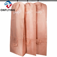 China Portable Custom Non Woven Wedding Clothes Bags Factory Manufacturer manufacturer