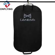 China Hot Selling Black Clothes Cover with Handles Garment Suit Storage Zipper Bag Factory Supplier manufacturer
