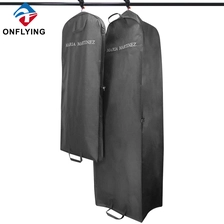 China Hot Sale Luxury Custom Non Woven Clothes Garment Grey Bag Factory China manufacturer