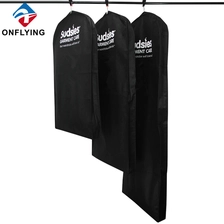 China Storage Garment Cover Black Custom Non Woven Bag Factory Supplier manufacturer
