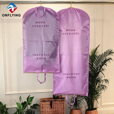 China Portable Dustproof Waterproof Clothes Shop Suit Dress Polyester Garment Cover Set Factory China manufacturer
