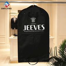 Chine Fournisseur de gousset de couverture non tissé de poussière de costume noir de poignées fortes personnalisées de qualité supérieure Chine fabricant