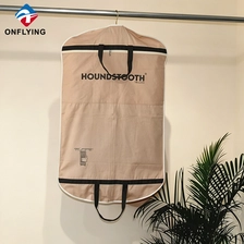 China Hochwertige, dicke, natürliche, weiche Stoff-Kleidungsstaub-Luxus-Baumwollhülle, Fabrik China Hersteller