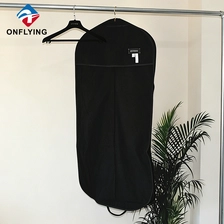 China High Quality Fabric Custom logo Blue Non Woven Suit Clothing Cover with Gusset Supplier China - COPY - a1hfbb Hersteller