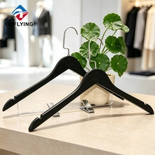 중국 Wholesale Sturdy Retail Boutique Solid Anti slip Vintage Smooth Wooden Shirt Hanger Factory China - COPY - v1hnjh 제조업체