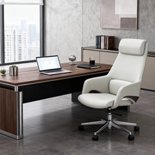 China Factory Price Bulk Office Manager Chairs - Silicone Leather & Cotton Comfort manufacturer
