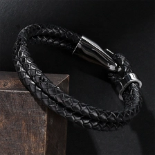 Chine Fabricant de bracelets en cuir en acier inoxydable 316, fabricant de bracelets en acier inoxydable fournisseur de bijoux en acier inoxydable personnalisez vos créations fabricant