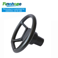Chine Personnalisez le volant en polyuréthane PU Fabricant chinois Pièces de rechange durables classiques avec cuir perforé résistant à l'eau fabricant