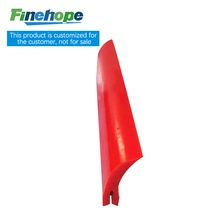 China Limpador de poliuretano de fabricante chinês limpa raspador primário de PU feito especialmente, raspador de polia de cabeça de correia transportadora fabricante