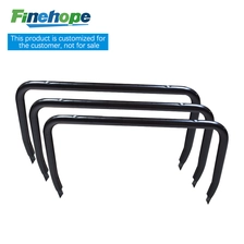 China Kundenspezifische Anpassung Hochwertige Metallteile aus Eisen, korrosionsbeständig, elektrophoretische schwarze Stanzteile Hersteller
