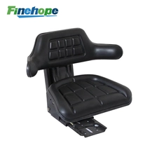China Maquinaria Comercial Low Back Poliuretano Cortador de grama Trator Gramado Jardim Empilhadeira Assento do Motorista China Fabricante produtor fabricante