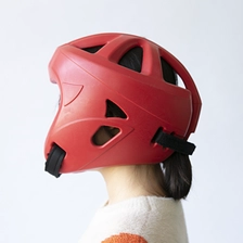 China OEM ODM polyurethane material unique helmets 2025 design PU Foam Head Guard manufacturer