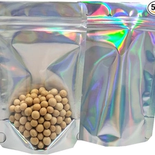 Chine Sac de papier d'aluminium en aluminium en aluminium en plastique transparent refermable fabricant