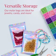 Chine Sacs Mylar Stockage des aliments, stockage de café, sacs de bonbons sacs de mini-ziplock sacs pour l'emballage des petites entreprises fabricant