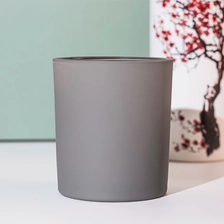 Cina Barattolo di candela in vetro opaco fumo vuoto produttore