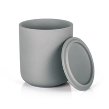 China 10oz Ceramic Clay Handmade Stoneware Candle Holder With Lid manufacturer
