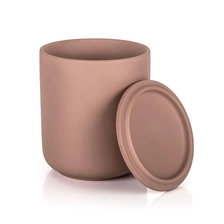 China 10oz Minimalist Collection Rosewood Fig Classic Ceramic Candle Holder manufacturer