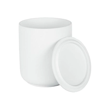 China 10oz Minimalist Collection Sheer Jasmine Ceramic Candle Holder manufacturer