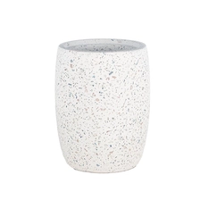 China Wholesale 19oz Terrazzo White Cememt Candle Holder manufacturer