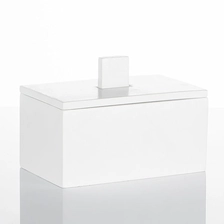 China Square 5oz White Cement Candle Holder manufacturer