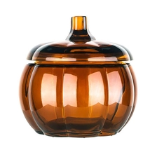 Cina Barattoli portacandele in vetro creativi a forma di zucca a bassi prezzi all'ingrosso produttore