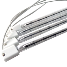 China portable high power 3000w waterproof infrared halogen tube dryer heating lamp manufacturer