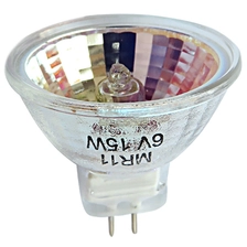 Chine Projection oculaire en Fiber optique MR11 6V 10W 15W, ampoule en tungstène à lumière froide pour Microscope, lampe Holagen basse tension fabricant