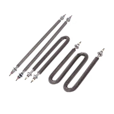 China U-shaped Fin Heat Tube Drying Oven Double Head Air Dry Burning Electric Heating Tube Stainless Steel Electric Heating Tubes manufacturer