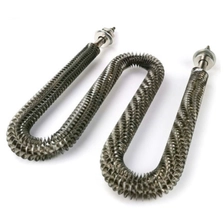 China Customized Straight W-Shaped Catalytic Furnace Electric Heater Air Heat Dissipation Fin Dry Burning Heating Tube manufacturer