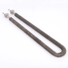 China Customized U-shaped Stainless Steel Dry Fired Fin Heating Tube Paint Baking Room Electric Heater Rod 220V manufacturer