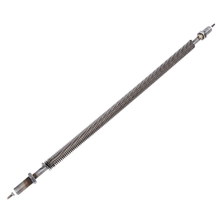 porcelana Disipador de calor de doble cabezal, lámpara calefactora eléctrica de forma recta para varilla calefactora de combustión en seco, tubo calefactor de aleta de acero inoxidable fabricante