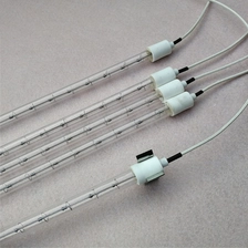 China 1000W PET Paint Baking Lamp Short Wave Infrared Emitter Clear Infrared Halogen Lamp manufacturer